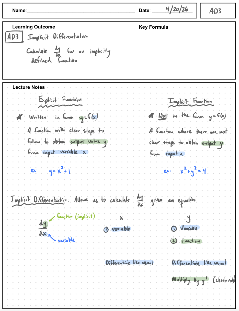 AD3 Notes page 1