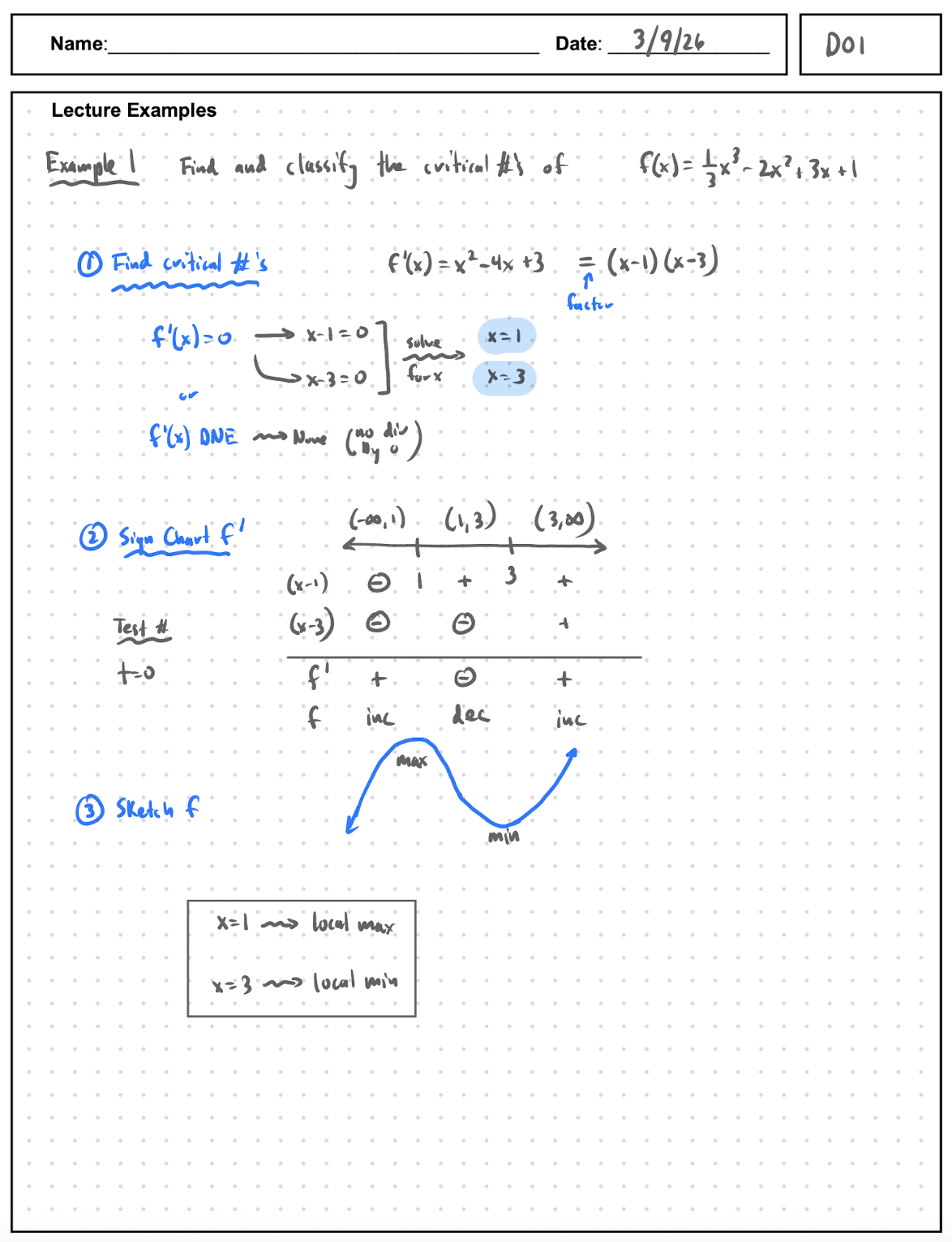 DO1 Notes page 2