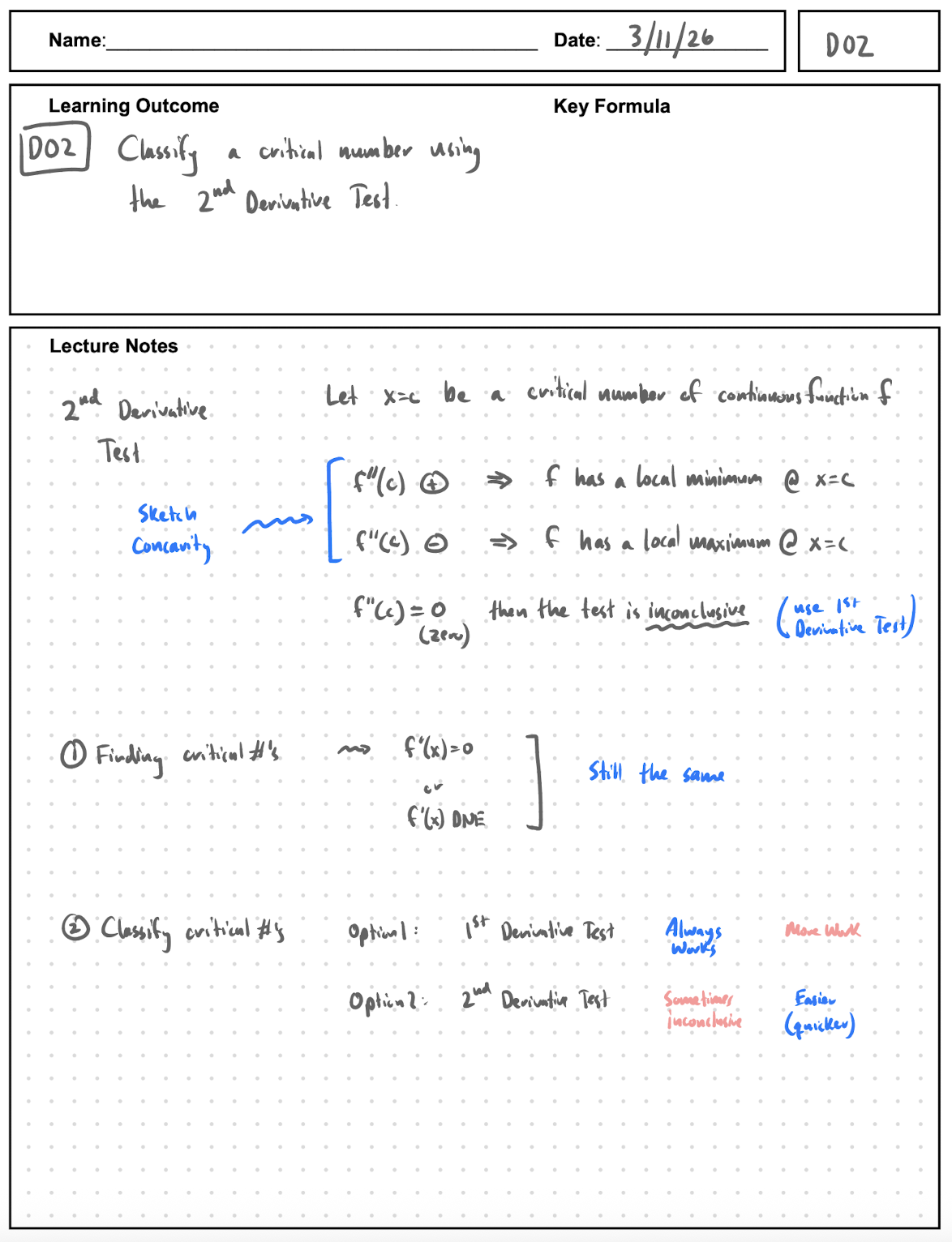 DO2 Notes page 1