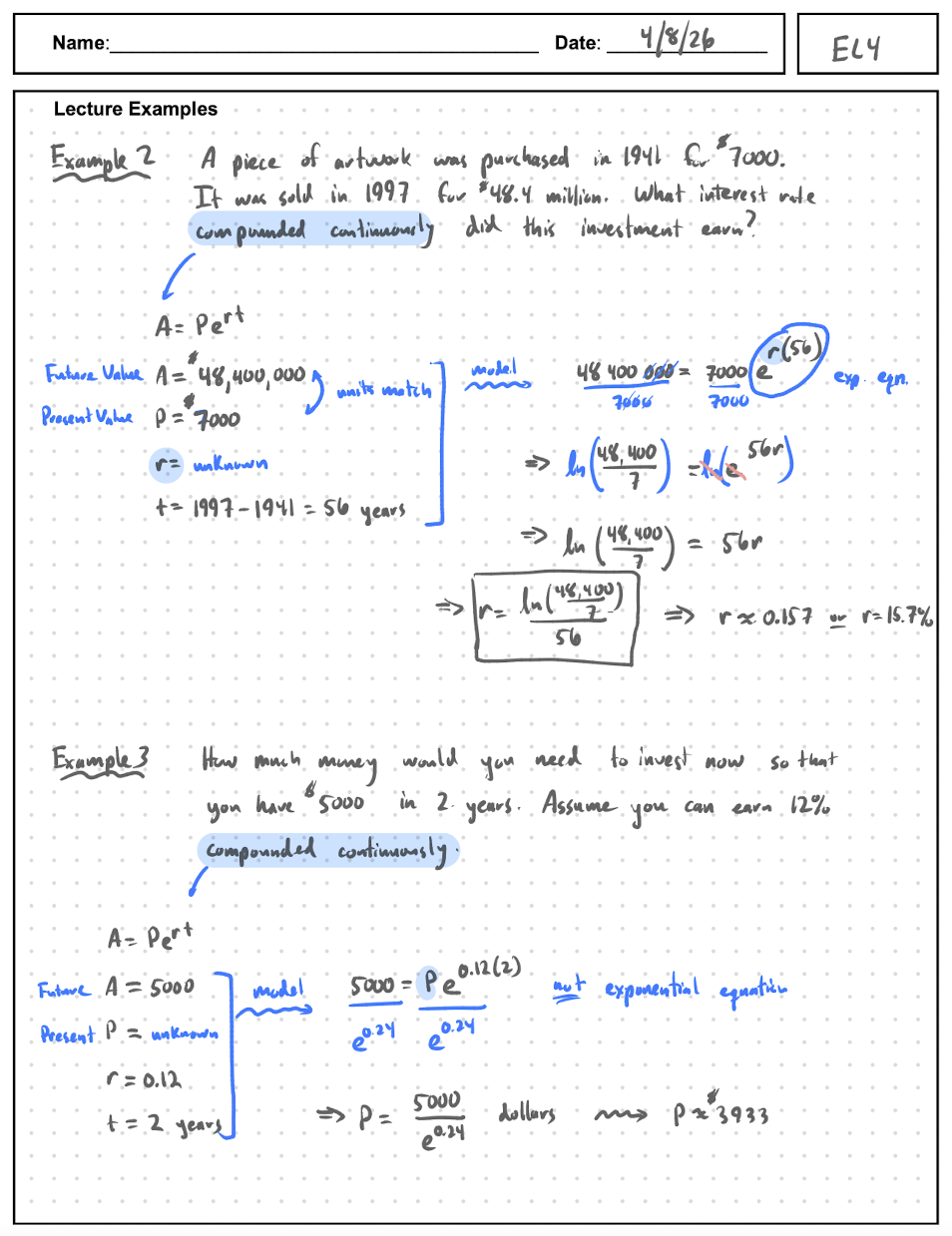 EL4 Notes page 3